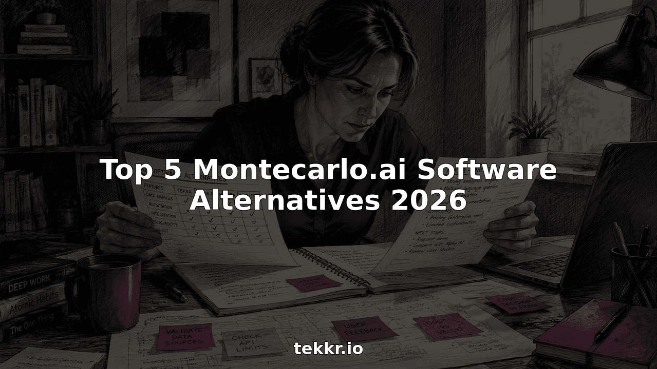 Top 5 Montecarlo.ai Software Alternatives 2026